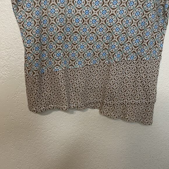 J.Jill Womens Love Linen Knit Top Asymmetric Shirt Size Medium - Picture 2 of 7